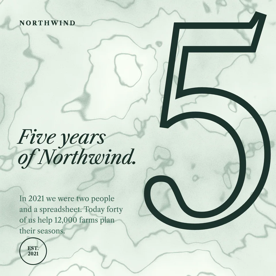 Northwind, Five years