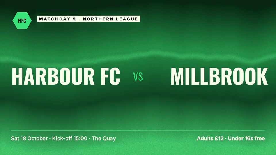 Harbour FC, Matchday fixture