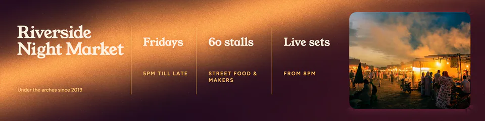 Riverside Night Market, LinkedIn banner
