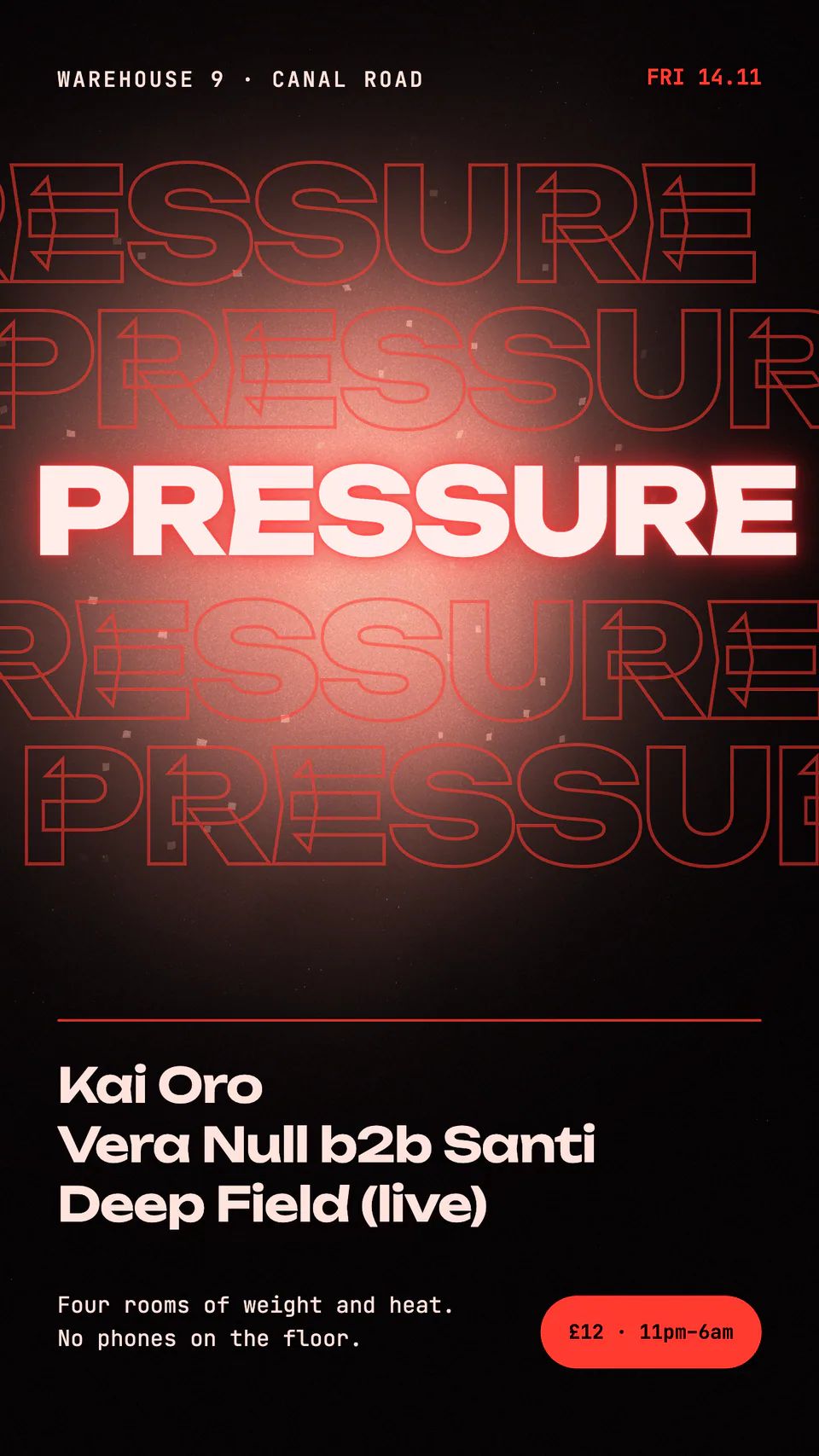 Pressure, Club night