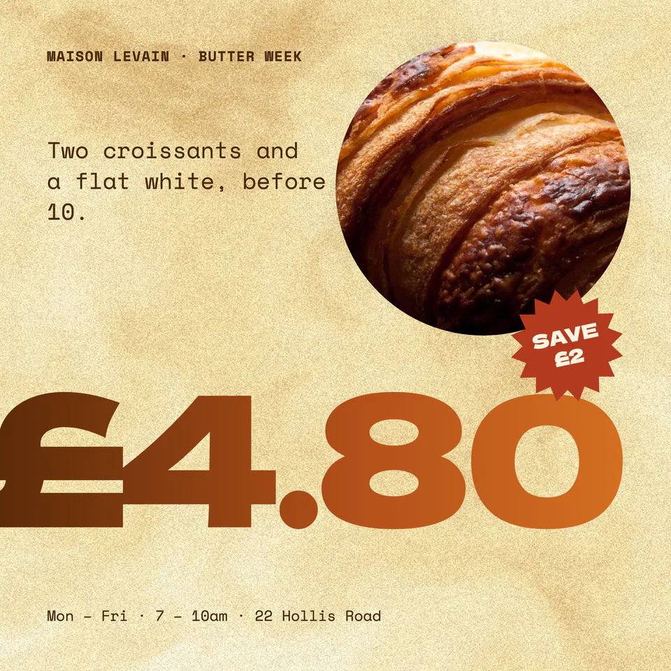 Maison Levain, Croissant offer