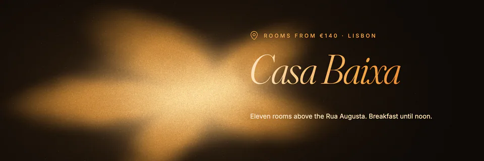 Casa Baixa, Hotel X header