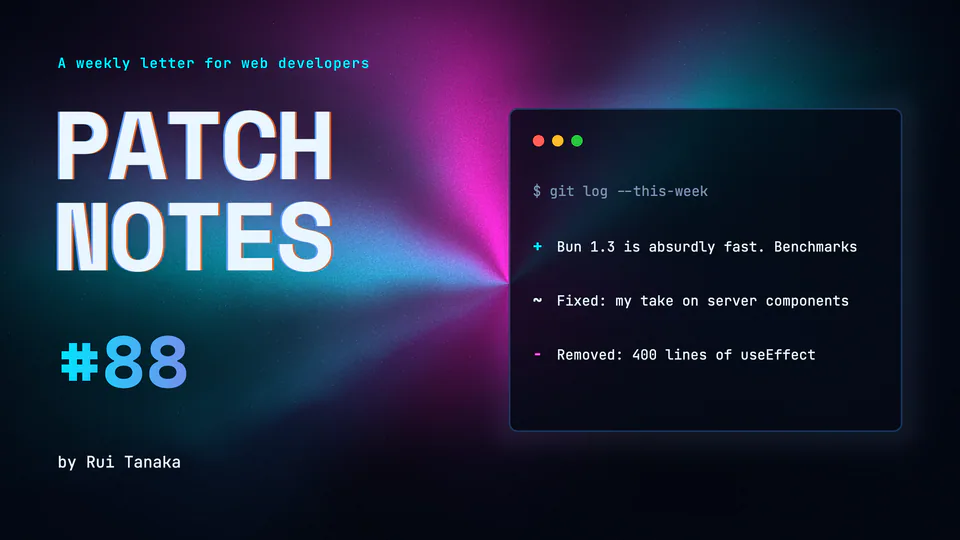 Patch Notes, Newsletter cover